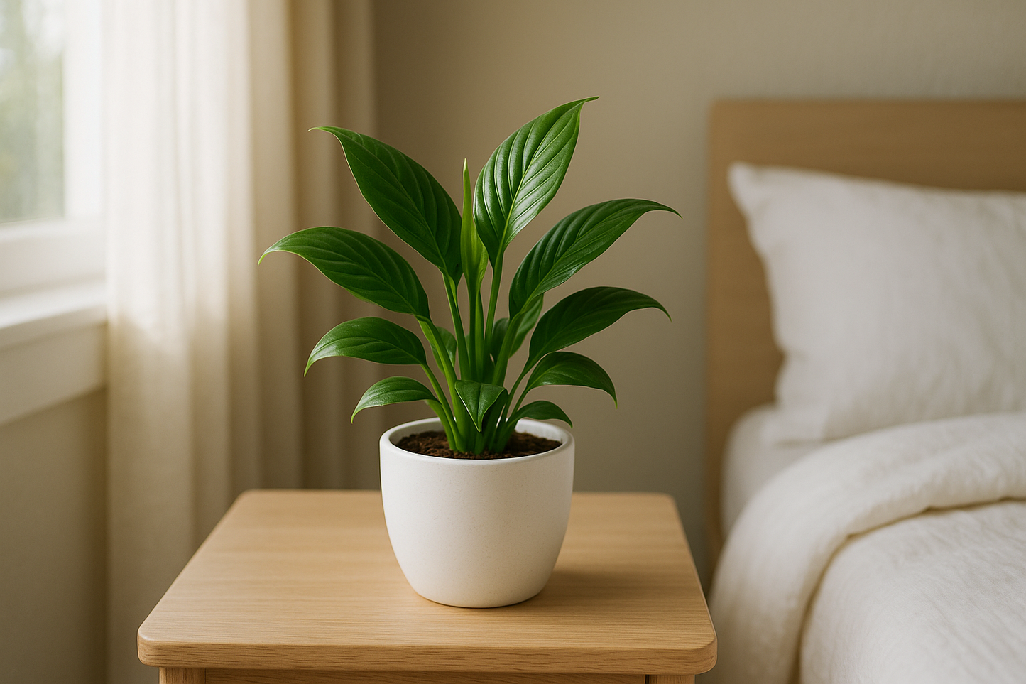 I need the peace lily plant in white pot of size is 5 inches and the plant will be 5 inches keep as usal where the people keeps this plant in home you only suggest this 